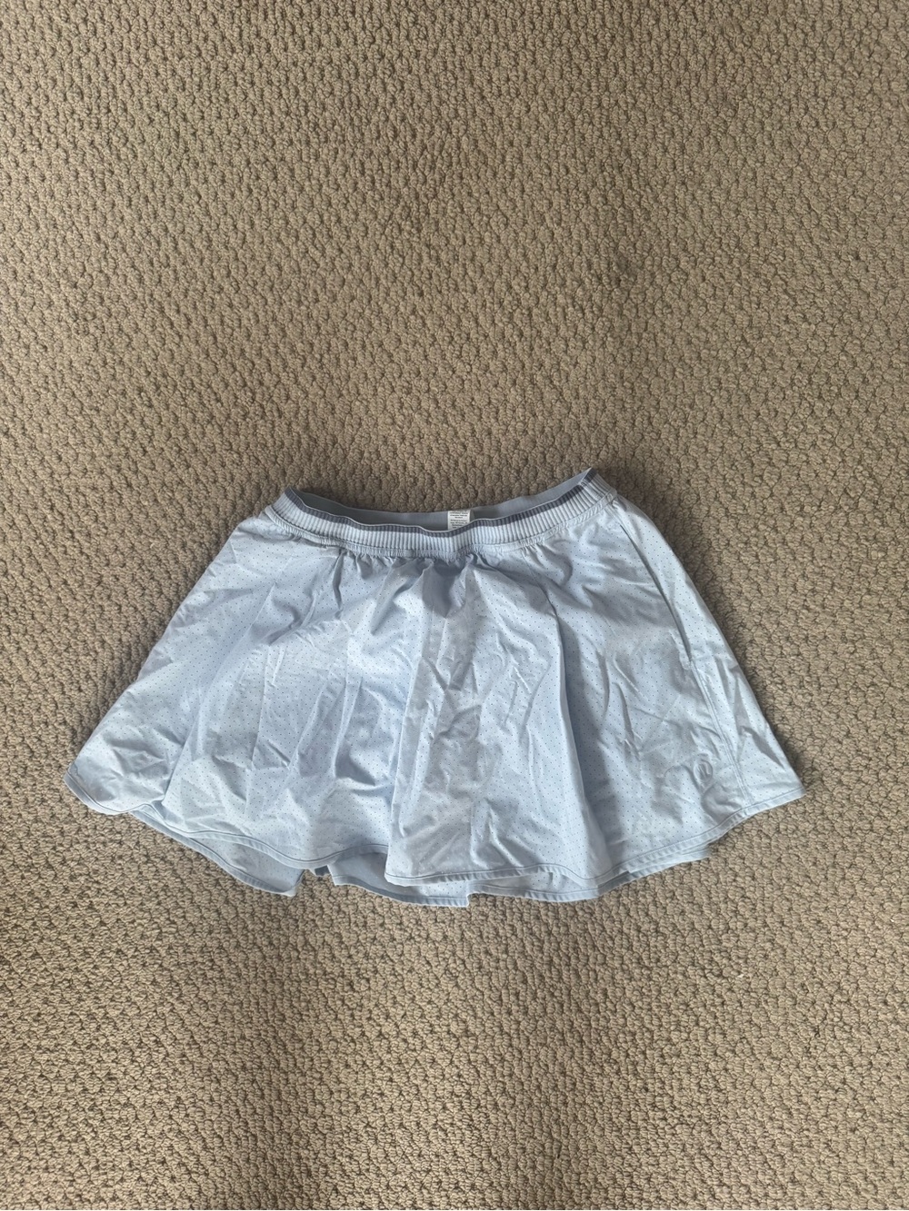 lululemon Perforated Tennis Skirt | Size 6 | Stqrch Blue/Solar Grey